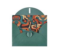 RRKDOY Stylish Artistic Flowing Water Printed Greeting Card With Pearl Paper For Various Occasions
