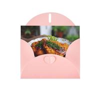 RRKDOY Stylish Delicious Chicken Fried Steak Printed Greeting Card With Pearl Paper For Various Occasions