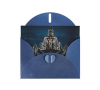 RRKDOY Stylish Gorgeous Fountain Printed Greeting Card With Pearl Paper For Various Occasions