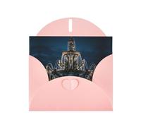 RRKDOY Stylish Gorgeous Fountain Printed Greeting Card With Pearl Paper For Various Occasions