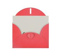 RRKDOY Stylish Lonely Horse Printed Greeting Card With Pearl Paper For Various Occasions