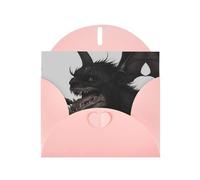 RRKDOY Stylish Mutant Bat Printed Greeting Card With Pearl Paper For Various Occasions