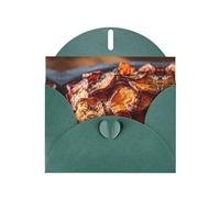 RRKDOY Stylish Roasted Sweet Potato Skin Printed Greeting Card With Pearl Paper For Various Occasions