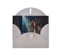 RRKDOY Stylish The Sunshine In The Alley Printed Greeting Card With Pearl Paper For Various Occasions