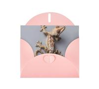 RRKDOY Stylish Tiger Climbing The Wall Printed Greeting Card With Pearl Paper For Various Occasions