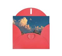 RRKDOY Stylish Village On The Prairie Printed Greeting Card With Pearl Paper For Various Occasions