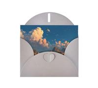 RRKDOY Stylish Village On The Prairie Printed Greeting Card With Pearl Paper For Various Occasions