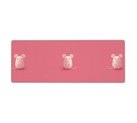 RRKDOY The Little Mouse who Made a Mistake Pattern Gaming Mouse pad XXL Large Mouse Mat Long Extended Mouse Pad Desk Mat Non-Slip Rubber Mice Pads Stitched Edges Thin Pad 31.5 x 11.8 x 0.12 in