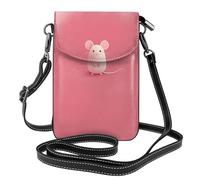 RRKDOY The little mouse who made a mistake Picture Crossbody bag, mobile phone bag, women's small wallet, a practical gift suitable for going out, exercising, and shopping