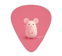 RRKDOY The little mouse who made a mistake Printing Guitar plectrum 12 pieces with three thickness plectrum combinations suitable for bass and ukulele