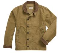 RRL by Ralph Lauren Corduroy-Collar Cotton Bower Deck Jacket - Khaki Drab XL XL