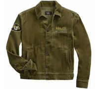 RRL By Ralph Lauren Embroidered Corduroy Jacket - Olive - 28671-OLV WA