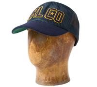 RRL by Ralph Lauren Felt-Bill Mesh Trucker Cap - Navy Blue One Size One Size