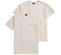 RRL by Ralph Lauren Garment-Dyed Pocket T-Shirt Two-Pack - Off White S S