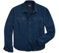 RRL By Ralph Lauren Guernsey-Patterned Jacquard Workshirt - Indigo - 9