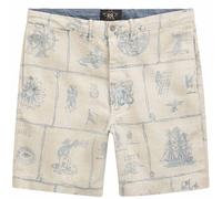 RRL By Ralph Lauren Indigo-Print Linen Shorts - Sand - 60601-MUL SANDS