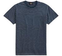 RRL by Ralph Lauren Indigo Striped Jacquard T-Shirt - Indigo Blue S S
