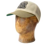 RRL by Ralph Lauren Logo-Patch Mesh Trucker Cap - Brown/Tan O/S O/S