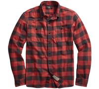 RRL By Ralph Lauren Plaid Twill Workshirt - Red and Black - 782795-RD