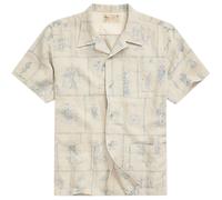 RRL By Ralph Lauren Print Indigo Linen Camp Shirt - Ecru - 557001-MUL