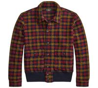 RRL by Ralph Lauren Wool-Blend Flight Jacket - Red/Multi M M
