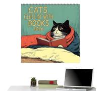 Rrlihjgu 2026 Feline-Themed Hanging Calendar, A Delightful Gift For Anyone Who Loves Cats,Featuring 12 Different To Decorate A Bedroom Wall, Or To Create A Focal Point In A Community