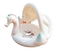 Rrlihjgu Adult Inflatable Swim Ring with Canopy for Swimming Pool Garden River Family Parties