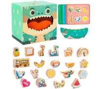 Rrlihjgu Animal Stacking Blocks Balance Game, Animal Balance Building Blocks,Dinosaur Balance Game Stacking Building Blocks | Stackable Building Blocks