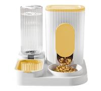 Rrlihjgu Auto Pet Feeder Automatic Pet Feeder - Cat Dispenser Waterer Dog Feeder | Large Capacity 2 in 1 Pet Feeder with Bowl