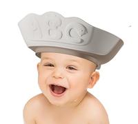 Rrlihjgu Baby Protective Bath Cap - Wash Cap with Double Layer to Protect Hair - Adjustable and Waterproof that Protects Eyes and Ears During Shower