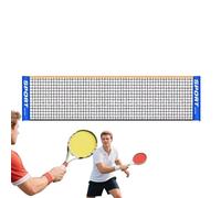 Rrlihjgu Badminton Net | Adjustable Height Portable Sports Net,Mesh Entertainment Training Fitness Sports Accessory Tennis Court Equipment Competition for Garden Game Indoor Outdoor Backyard