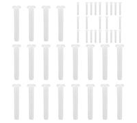 Rrlihjgu Badminton Rope Guard,One Hundred Pieces Racket Protector Tube with Eyelets - Transparent Nylon Protective Tube for Beginners