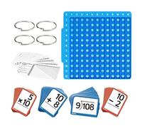 Rrlihjgu Basic Math Flash Cards - Educational Toys with Tray - Flash Card Set for Ages 1-6 Boys Girls Home Nursery Classroom School Kindergarten