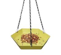 Rrlihjgu Bird Bath for Garden | Polygonal Outdoor Parrot - Garden Decoration with Hanging Water Bowl for Enthusiasts Families on Window Porch Balcony Terrace Backyard Deck