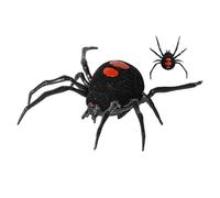 Rrlihjgu Black Spider for Joke, Walking Spider Toy - Tracking Simulation Animal Joke Spider Black - Bored Indoor Bored Cat Gag Check Joke Solution