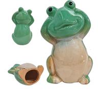 Rrlihjgu Bolt Bowl Covers, Ceramic Toilet Covers for Bolts - Frog Capybara Toilet Floor Screw | Ceramic Layers Cute Bathroom Decor, Parts