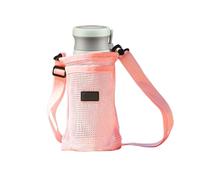 Rrlihjgu Bottle Carrier Bag - Shoulder Bag - Adjustable Waterproof Portable Case - Durable and Stylish for Picnics, Festivals, Cycling and Training, pink, Consulte la descripción, See description