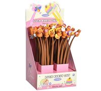 Rrlihjgu Capybara Cute Pens for Students, Pack of 48 Wiggle Writing Pens, 0.5 mm Pencil for Students, Teachers, Planning, Journaling, Study, Work, Home, College