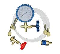 Rrlihjgu Car Air Conditioner Recharge Kit - Auto Air Conditioner Recharge Kit | Manifold Hose Quick Coupler Set for Commercial Automotive Home Maintenance