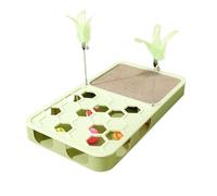 Rrlihjgu Cat Nail File Toy Self-Play Scratching Enrichment Interactive Toys | Indoor Cat Trimmer Scratch Post for Training Boredom Indoor Home Living Room Furniture Couch Bed Protection