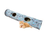 Rrlihjgu Cat Tubes and Tunnels | Glowing in The Dark Long Cat Tunnel - Cat Bag Toy, Entertaining Cat Toys, Cat Play Tunnel Toy, Straight Crinkle Tunnel for Indoors and Outdoors