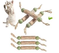 Rrlihjgu Catnip Toys for Cats - Pet Teether Toys, 6 Pack Interactive Scratching Wands for Indoor Play Chewing and Scratching at Home