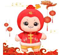 Rrlihjgu Chinese New Year Plush Chinese New Year Snake 2025, Soft Plush Animal Cartoon Plush Chinese Lucky Charm Plush Decor