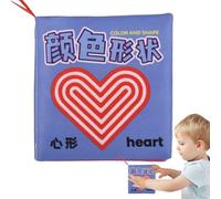 Rrlihjgu Crinkle Books for Babies | Colorful Soft Cloth Book Interactive Babies Crinkle Book,Educational Soft Cloth Book for Babies, Soft Cloth Books for Grab, Pull, Chew, 9 Month Babies