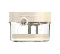 Rrlihjgu Denture Bath Case, Portable Denture Cup with Lid, with Mirror, Cleaning Tool and Storage Box for Men Women Teens Kids Adults, white, Consulte la descripción, See description