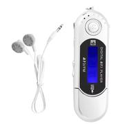 Rrlihjgu Digital Audio Player - MP3 Digital Radio Battery Powered | USB Car Audio Player with LCD Display - Use in Camping, Kitchen, Outdoor, Home, Travel and Running