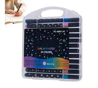 Rrlihjgu Drawing Markers 2-Tip Brilliant Crafting Artists Stationery | Neon Ink Artists Drawing Markers for Kindergarten School Classroom HomeJournaling Scrapbooking Preschoolers