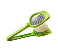 Rrlihjgu Egg Slicer, Egg Slicer, Portable Vegetable Cutter, Fruit Tongs, Multipurpose Cutter, Kitchen Gadget for Eggs, Mushrooms, Strawberries, Soft Fruit