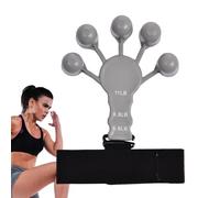 Rrlihjgu Finger Strength Trainer, Grip Strength Trainer - Hand Strengthener,Professional Adjustable 6 Levels Heavy Duty Finger Exerciser for Guitar Exerciser,