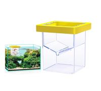 Rrlihjgu Fish Escaper Box, Fish Isoment Box - Floating Fish Isoment Reproduction Box | Suction Cup Hatching Container, Hatching Incubator